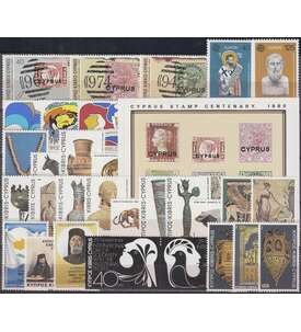 Zypern 1980 postfrisch         Nr. 517-546 Block 11