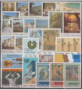 Zypern 1985 postfrisch         Nr. 626-650