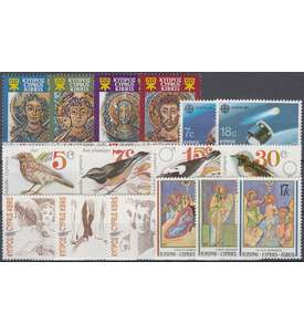 Zypern 1991 postfrisch         Nr. 767-782