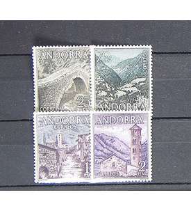 Andorra Spanische Post 1963    postfrisch Nr. 59-62