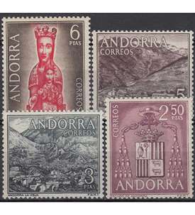 Andorra Spanische Post 1964    postfrisch Nr. 63-66