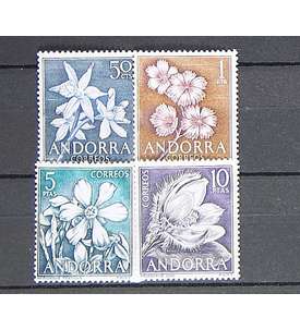 Andorra Spanische Post 1966    postfrisch Nr. 67-70