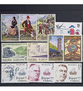 Andorra Spanische Post 1979    postfrisch Nr. 120-130