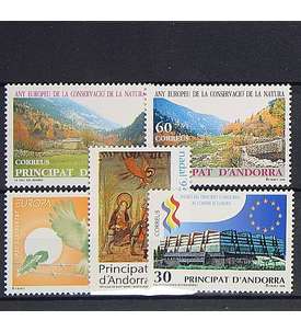 Andorra Spanische Post 1995    postfrisch Nr. 241-245