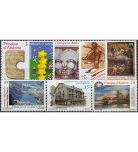Andorra Spanische Post 2000    postfrisch Nr. 271-278