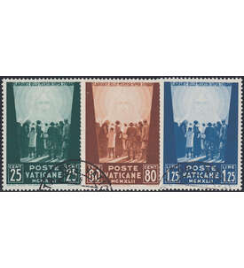 Vatikan 1942 gestempelt Nr. 89-91