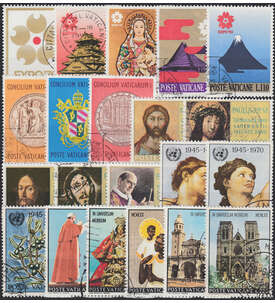 Vatikan 1970 gestempelt        Nr. 556-576