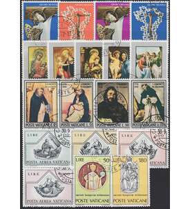 Vatikan 1971 gestempelt        Nr. 577-595