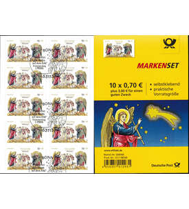 BRD Folienblatt 60 gestempelt Nr. 3268 Weihnachten