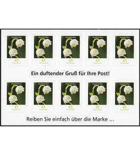 BRD Folienblatt 15 postfrisch Nr. 2851 Maiglckchen