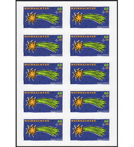 BRD Bund Folienblatt 40 postfrisch ** Nr. 3112 Weihnachten