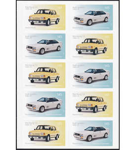 BRD Folienblatt 76 postfrisch Nr. 3378/79 Wartburg und Audi