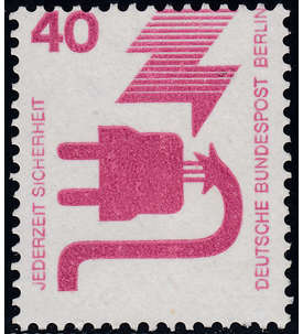 Berlin Nr. 407 postfrisch mit verschobenem Druckbild