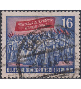 DDR Nr. 347 X II gestempelt, typgepr�ft und signiert Karl Marx