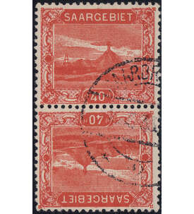 Saar - Gestempelte Kehrdrucke Nr. 59 A Kdr. III