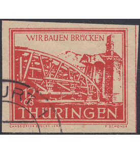 SBZ Wiederaufbau 1946 Nr. 113 II gestempelt typgeprft und signiert