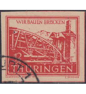 SBZ Wiederaufbau 1946 Nr. 113 X gestempelt typgeprft und signiert