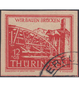 SBZ Wiederaufbau 1946 Nr. 113 XI gestempelt typgeprft und signiert