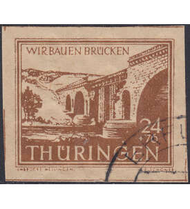 SBZ Wiederaufbau 1946 Nr. 115 II gestempelt typgeprft und signiert