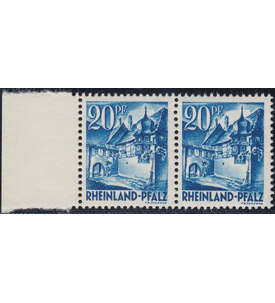 Franz. Zone - Plattenfehler Rheinland Pfalz Nr. 7 PF I postfrisch