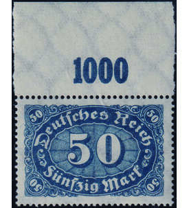 Dt. Reich - Besonderheiten Nr. 246 I postfrisch vom Ober- rand, PF c statt e in Reich