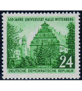 DDR - Besonderheiten Nr. 318 X II postfrisch Augusteum in Wittenberg