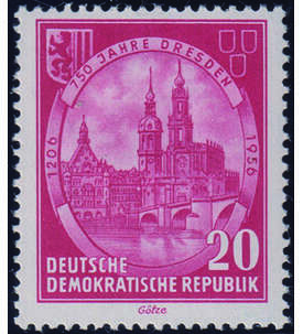 DDR - Besonderheiten Nr. 525 Y II postfrisch 750 Jahre Dresden