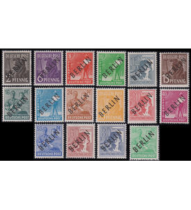 Berlin Schwarzaufdruck Nr. 1-16 postfrisch