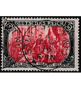 Deutsches Reich 5 Mark Nr. 97 mit Vollstempel Stuttgart