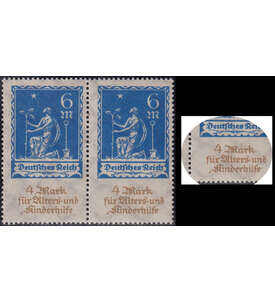 Deutsches Reich-Plattenfehler Nr. 233 PF V postfrisch linker �-Punkt in f�r fehlt