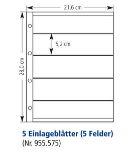 Individual-Perfekt-PLUS Hllen 5 Felder (Pack=5 Hllen)