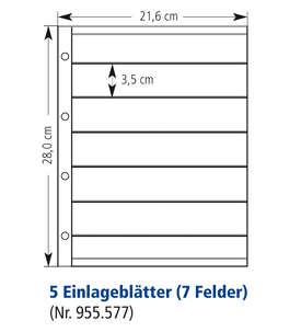 Individual-Perfekt-PLUS Hllen 7 Felder (Pack=5 Hllen)