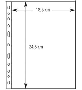 10 Einlagebltter Individual-Perfekt  1 Feld (passt in LT OPTIMA)