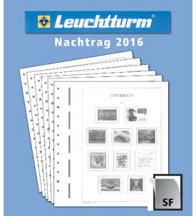 LEUCHTTURM Nachtrag sterreich 2016 mit Klemmtaschen