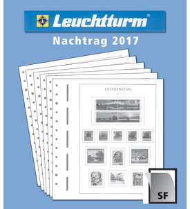 LEUCHTTURM Nachtrag Liechtenstein 2017 mit Klemmtaschen