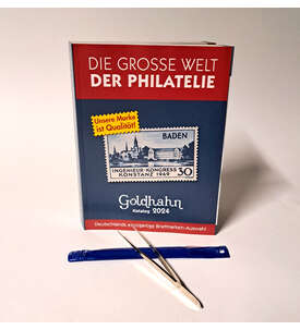 GOLDHAHN Briefmarken Katalog 2023 plus Pinzette