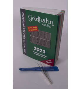 GOLDHAHN Briefmarken Katalog 2025 plus Pinzette