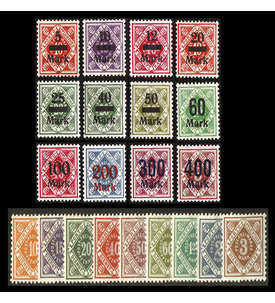 SET: Wrttemberg postfrisch Nr. 150-158+159-170