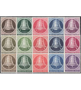 SET: Berlin Glocken postfrisch ** Nr. 75-79,82-86,101-105