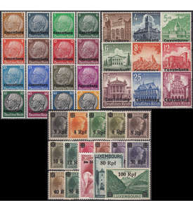 SET: Deutsche Besetzung Luxemburg Nr. 1-41 postfrisch **